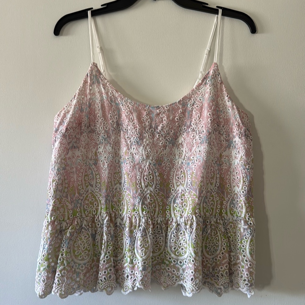 Anthropologie eyelet top